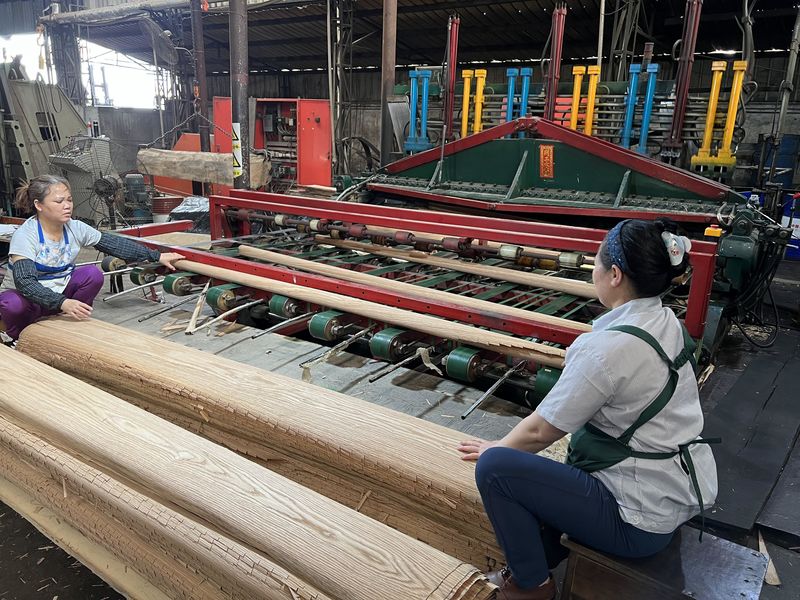Dongguan Lingfeng Wood Industry Co., Ltd. productielijn van de fabrikant