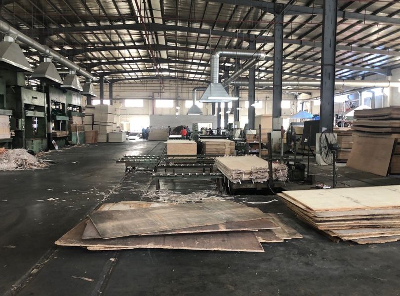 Dongguan Lingfeng Wood Industry Co., Ltd. productielijn van de fabrikant