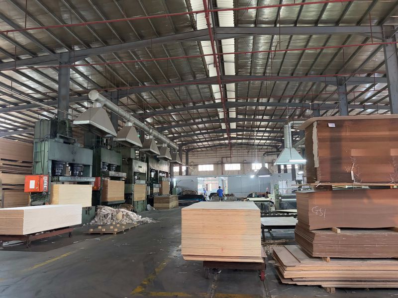 Dongguan Lingfeng Wood Industry Co., Ltd. productielijn van de fabrikant