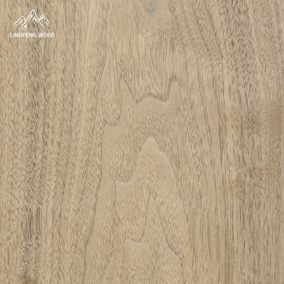 American Walnut Wood Veneer Flat Cut 0,45 mm voor wandbekleding