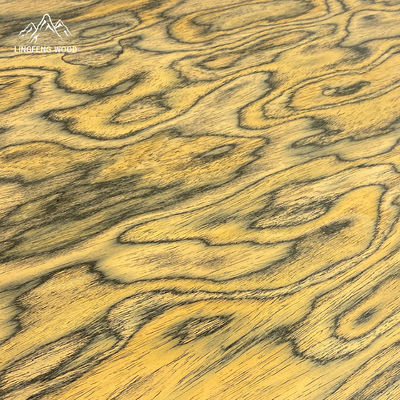 Burl Kleur 0.4mm 2500*640mm Grootte Ingenieur Hout Veneer In Meubel Klasse